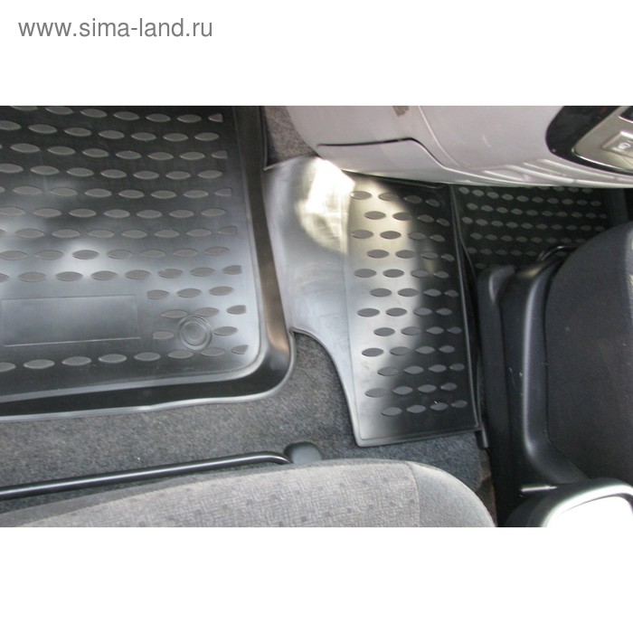 Коврики в салон Toyota Ipsum ACM 21W JDM, 05/2001–05/2007, 3 ряда, П.Р  бежевые - Фото 1