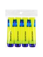 Маркер-текстовыделитель Calligrata, скошенный наконечник, узел 5 мм, жёлтый - Фото 5