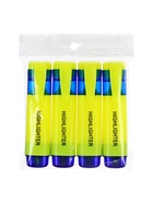 Маркер-текстовыделитель Calligrata, скошенный наконечник, узел 5 мм, жёлтый - Фото 9