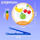 Набор для сортировки «Вкусная тарелка», по методике Монтессори, 20 заданий, 3+ - Фото 4