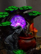 Фонтан настольный «Два слона у ручья», 11×13×20 см, с подсветкой - Фото 7