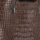 Сумка женская, отдел на молнии, наружный карман, длинный ремень, цвет коричневый - Фото 4