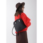 Сумка-рюкзак, отдел на молнии, наружный карман, цвет чёрный - Фото 8