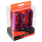 Педали STG BC-PD213, алюминий, промышленный подшипник, цвет фиолетовый - фото 24377461