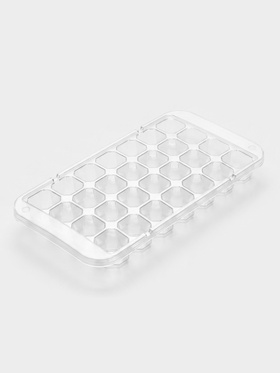 Форма для льда «Сапфир», 28 ячеек, 24?12.7?2 см, прозрачная (комплект 2 шт)