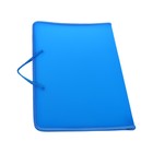 Папка для чертежей и рисунков А3, 460 х 325 х 20 мм, 0.5, с ручками, пластиковая, молния вокруг, "Офис", ПМ-А3-36, синяя - Фото 2