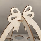 Подставка для яиц Доляна «Пасхальное Яйцо», 16 ячеек, 2 яруса, 30×21 см, дерево - Фото 3