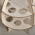 Подставка для яиц Доляна «Пасхальное Яйцо», 16 ячеек, 2 яруса, 30×21 см, дерево - Фото 4