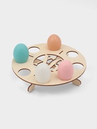 Подставка для яиц пасхальная Доляна «ХВ», 8 ячеек, 21×4 см, дерево - Фото 1