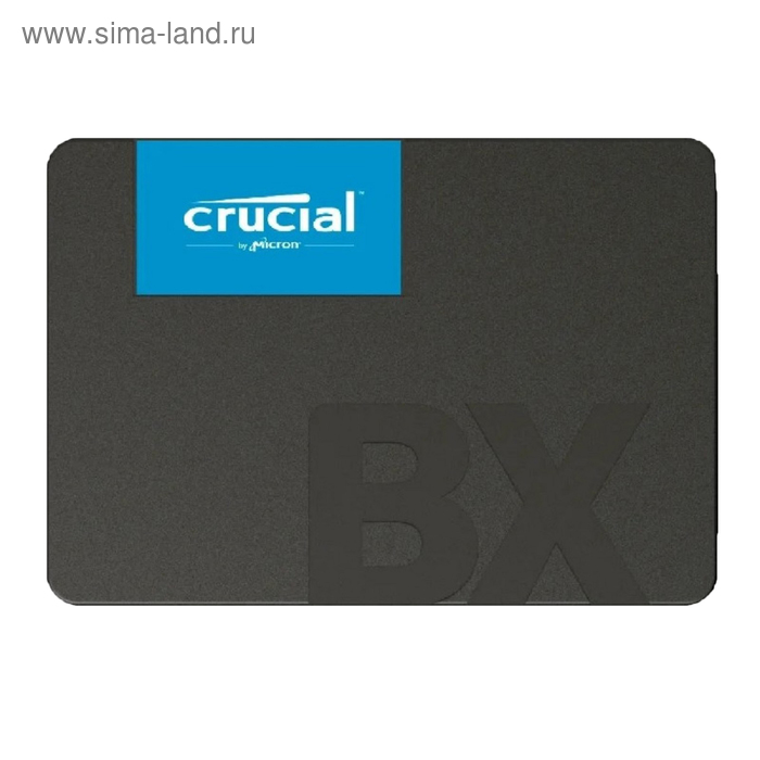 Накопитель SSD Crucial BX500 CT240BX500SSD, 240Гб, SATA III, 2.5" - Фото 1