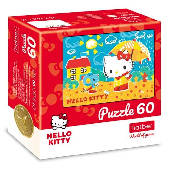 Пазл Hello Kitty, 60 элементов - Фото 1