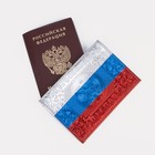 Обложка для паспорта, цвет триколор - фото 6277619