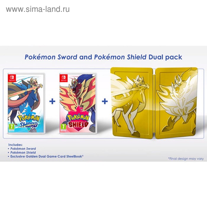 Nintendo Switch Pokemon Sword and Pokemon Shield Dual Pack 4860498 8 999.00 SIMA LAND.RU