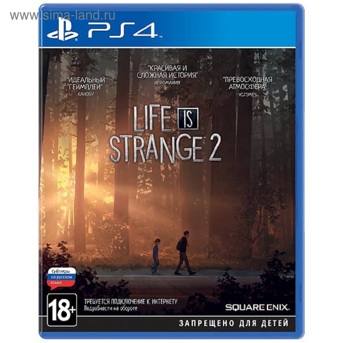 Игра для Sony Playstation 4: Life is Strange 2 Стандартное издание - Фото 1