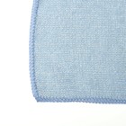 Салфетка универсальная микроволоконная 36x36 см, 190 гр/м², синяя - Фото 2