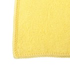 Салфетка универсальная микроволоконная 36x36 см, 190 гр/м², жёлтая - Фото 2