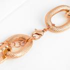 Колье «Цепь» объёмные овалы, цвет золото, L=45 см - Фото 3