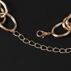 Колье "Цепь" тонкие овалы, цвет золото ,45см - фото 26596151