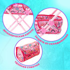 Коляска для кукол с сумкой «Сладкая поняшка» универсальная, металлический каркас - Фото 4