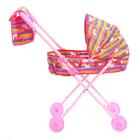 Коляска для кукол с сумкой «Модная» универсальная, металлический каркас - Фото 2