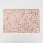 Салфетка сервировочная на стол «Листья», 43×28 см, бронзовая - Фото 1