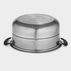 Пароварка «Дари», d=26 см, 2 уровня, нержавеющая сталь - Фото 4