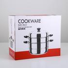 Пароварка «Дари», d=26 см, 2 уровня, нержавеющая сталь - Фото 6