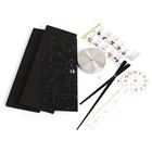 Часы настенные интерьерные, 3d «Аба», плавный ход, наклейка, большие, d-70 см - Фото 5