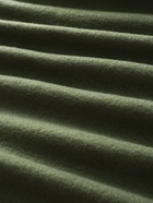 Плед флисовый «Экономь и Я» 150×130 см, 160 г/м², темно-зеленый - Фото 4