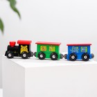 Паровоз и два вагона «Магнитные с животными» 3×7.5×19 см - Фото 1