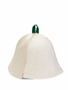 Шапка для бани и сауны, с нашивкой «С лёгким паром», полиэфир 70%, шерсть 30%, «Добропаровъ» - фото 57934184