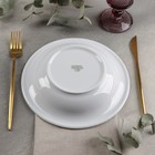 Тарелка фарфоровая глубокая «Икс-танбул», d=22 см, цвет белый - Фото 3