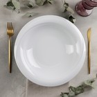 Тарелка фарфоровая для пасты «Икс-танбул», 1300 мл, d=30 см, цвет белый - Фото 2