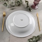 Тарелка фарфоровая для пасты «Икс-танбул», 1300 мл, d=30 см, цвет белый - Фото 3