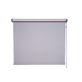 Рулонная штора «Блэкаут», 120х160 см, цвет стальной