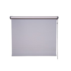 Рулонная штора «Блэкаут», 80х160 см, цвет стальной