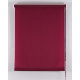 Рулонная штора «Комфортиссимо», 100х160 см, цвет красное вино
