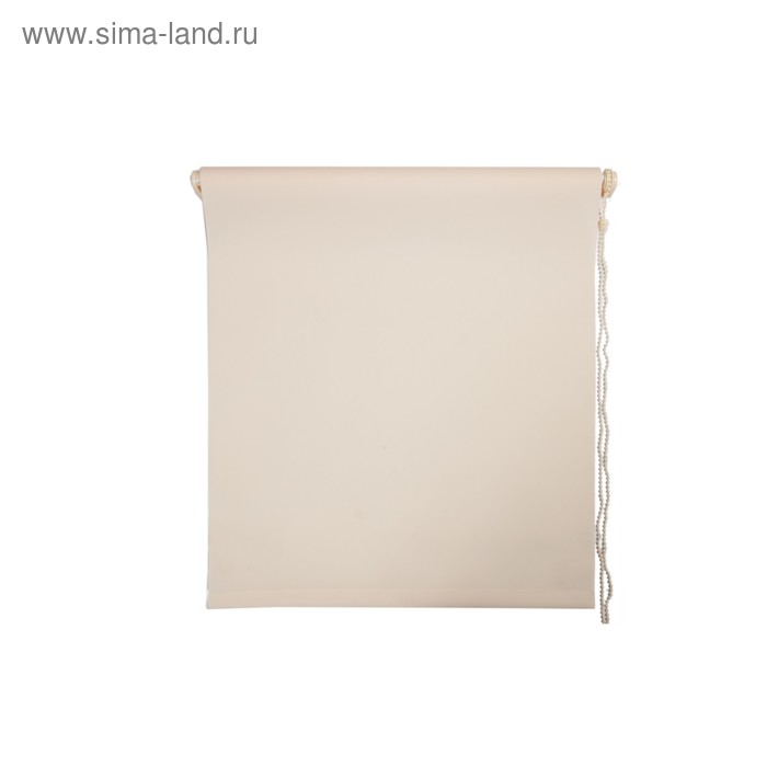 Рулонная штора «Комфортиссимо», 180×160 см, цвет кремовый - Фото 1