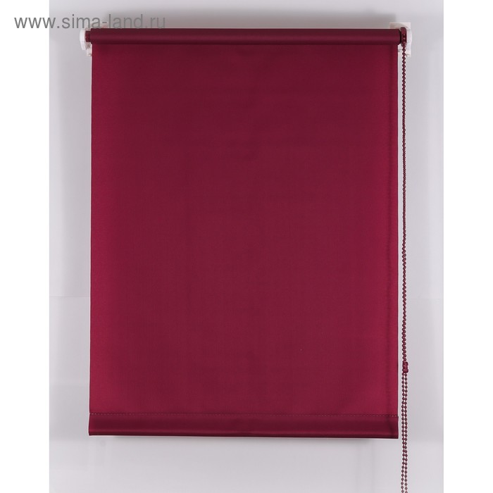 Рулонная штора «Комфортиссимо», 40х160 см, цвет красное вино - Фото 1