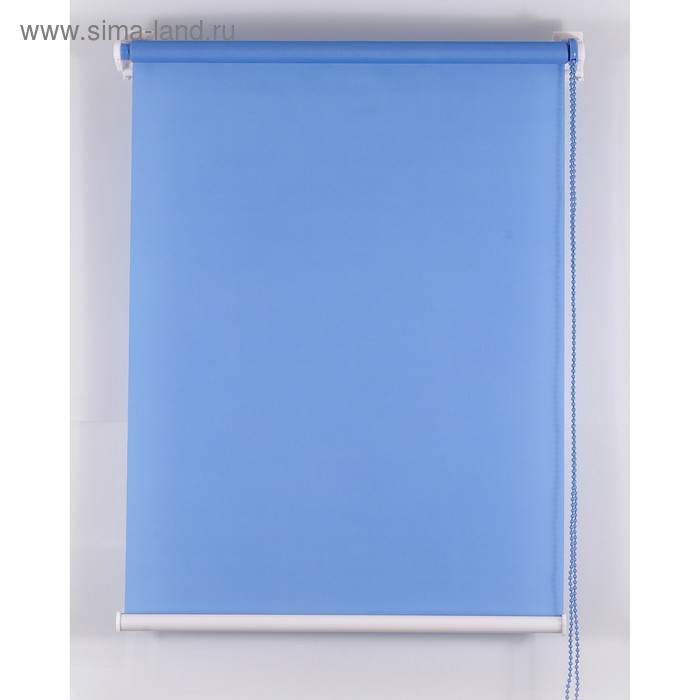 Рулонная штора «Комфортиссимо», 40х160 см, цвет синий - Фото 1