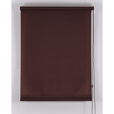 Рулонная штора «Комфортиссимо», 40х160 см, цвет шоколадный