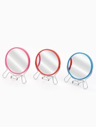 Зеркало настольное, с увеличением х2, круглое, настенное, двустороннее, 13.5×15 см, (d=11.5 см), МИКС - Фото 3