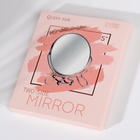Зеркало настольное, с увеличением х2, круглое, настенное, двустороннее, 13.5×15 см, (d=11.5 см), МИКС - Фото 6