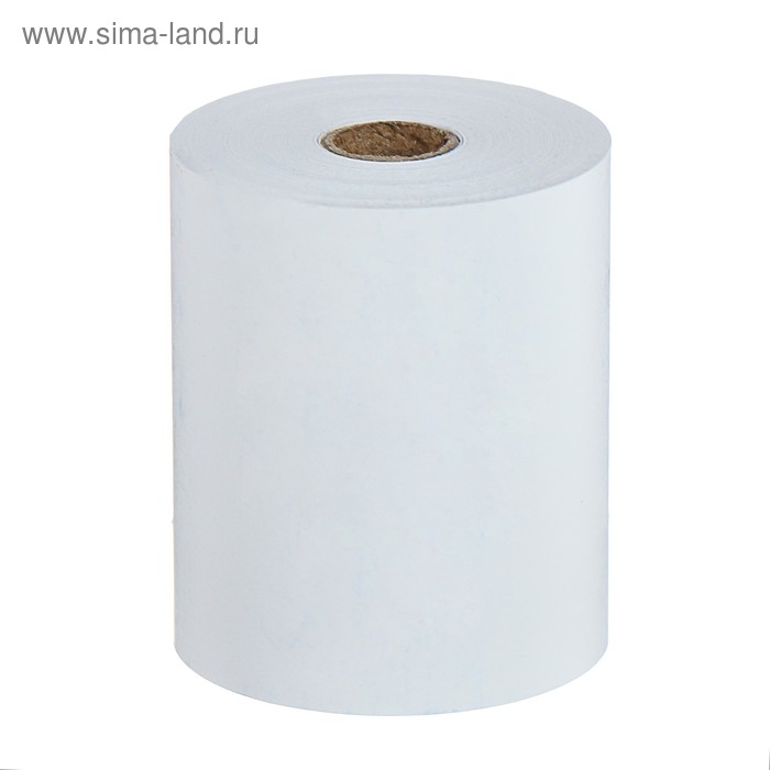Чековая термолента, ширина 57 мм, длина 35 м, втулка 12 мм, 48 г/м² - Фото 1
