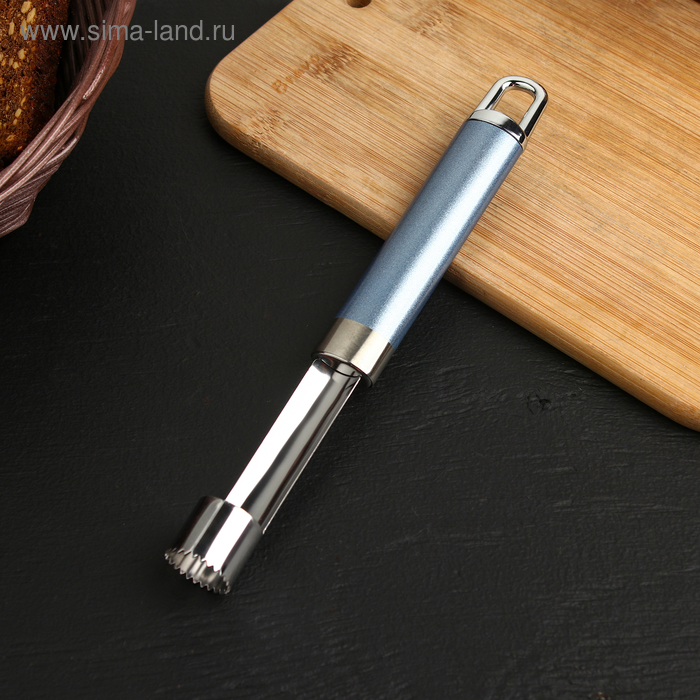 Нож для сердцевины Доляна Lagoona, 19 см, нержавеющая сталь, голубой - Фото 1