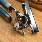 Нож консервный Доляна Lаgооnа, 19 см, нержавеющая сталь, цвет голубой металлик - Фото 3
