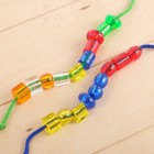 Шнуровка «Цветные карамельки», 24 шт., по методике Монтессори - фото 3850858