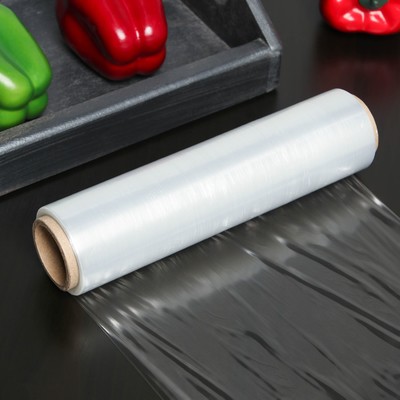 Плёнка пищевая Доляна, 22,5 см × 250 м, 8 мкм, цвет белый