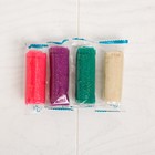 Набор для детской лепки «Тесто-пластилин 4 цвета с блёстками» - Фото 2