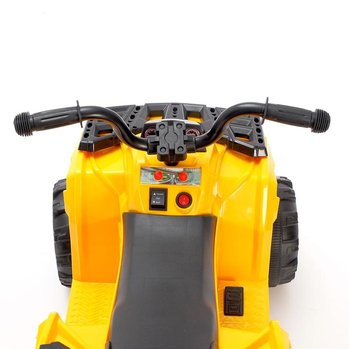 Детский электромобиль «Квадрик», цвет жёлтый - фото 1907080875